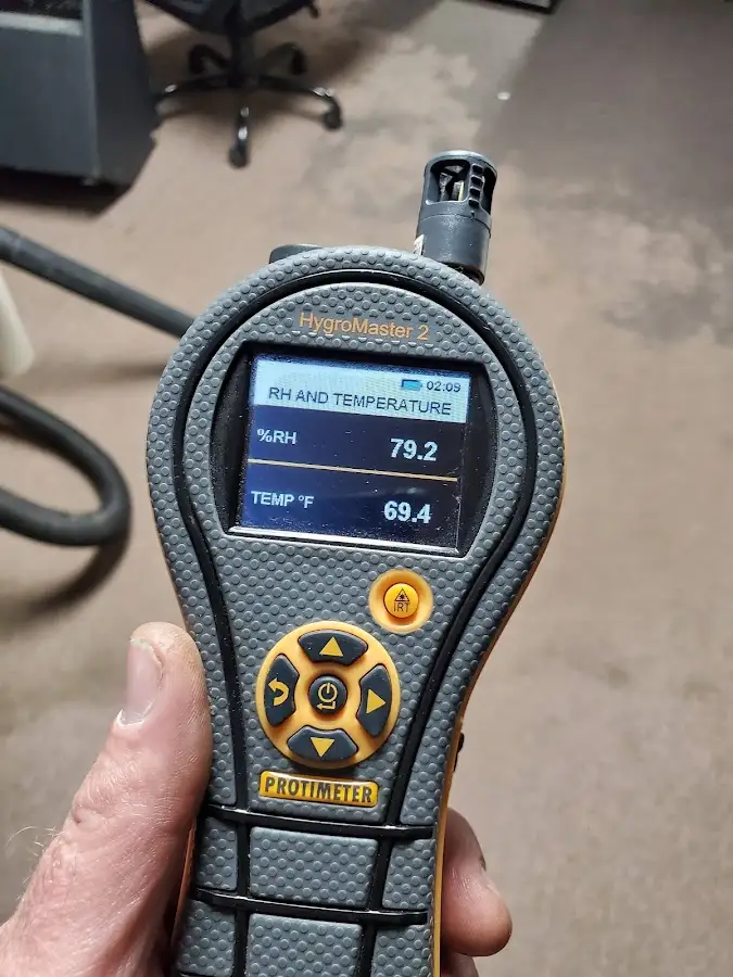 Moisture meter humidity assessment for Fire & Smoke Damage Restoration in West Bend